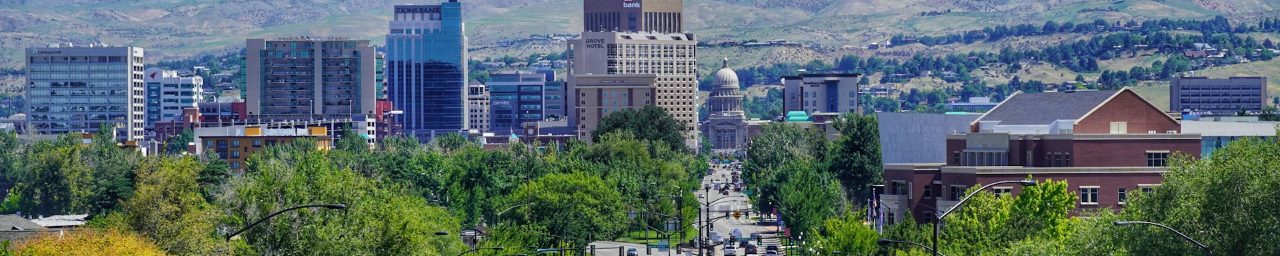 Driving roads in Idaho