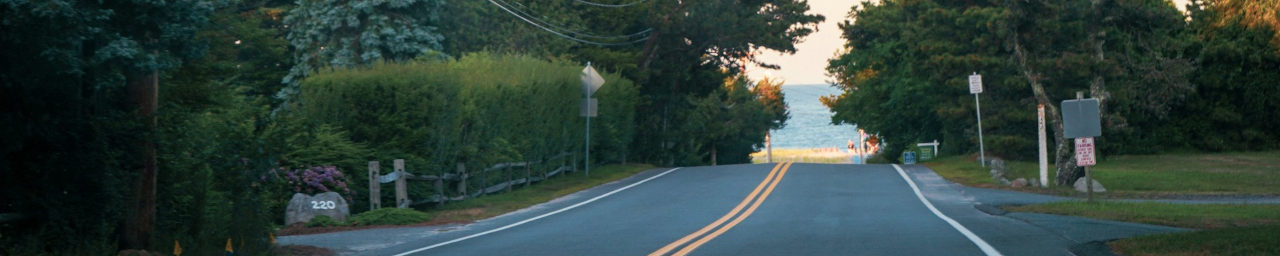 Driving roads in Massachusetts