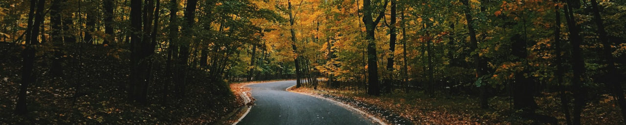 Driving roads in Michigan