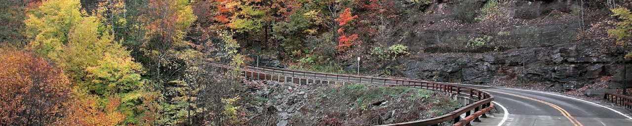 Driving roads in New York